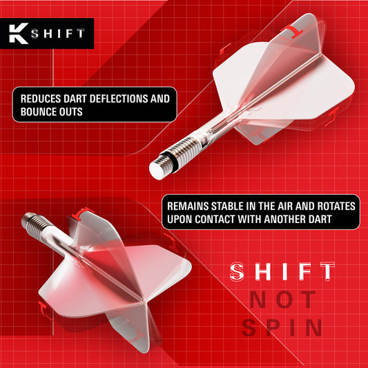 Target K-Shift Black No2 Integrated Flights & Shafts