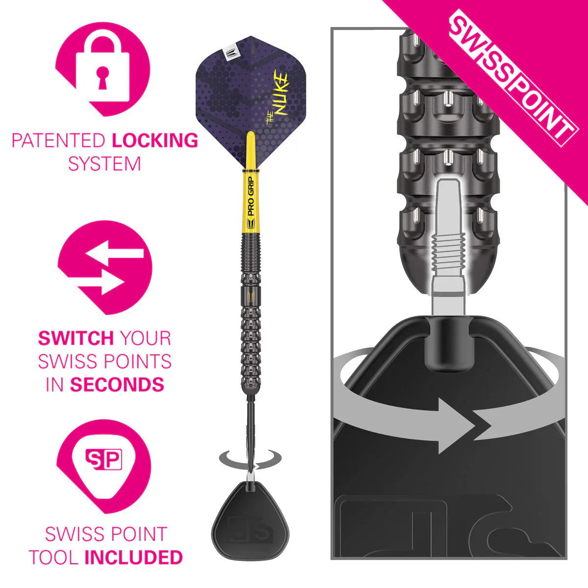 Target Luke Littler 90% Tungsten Swiss Point Darts