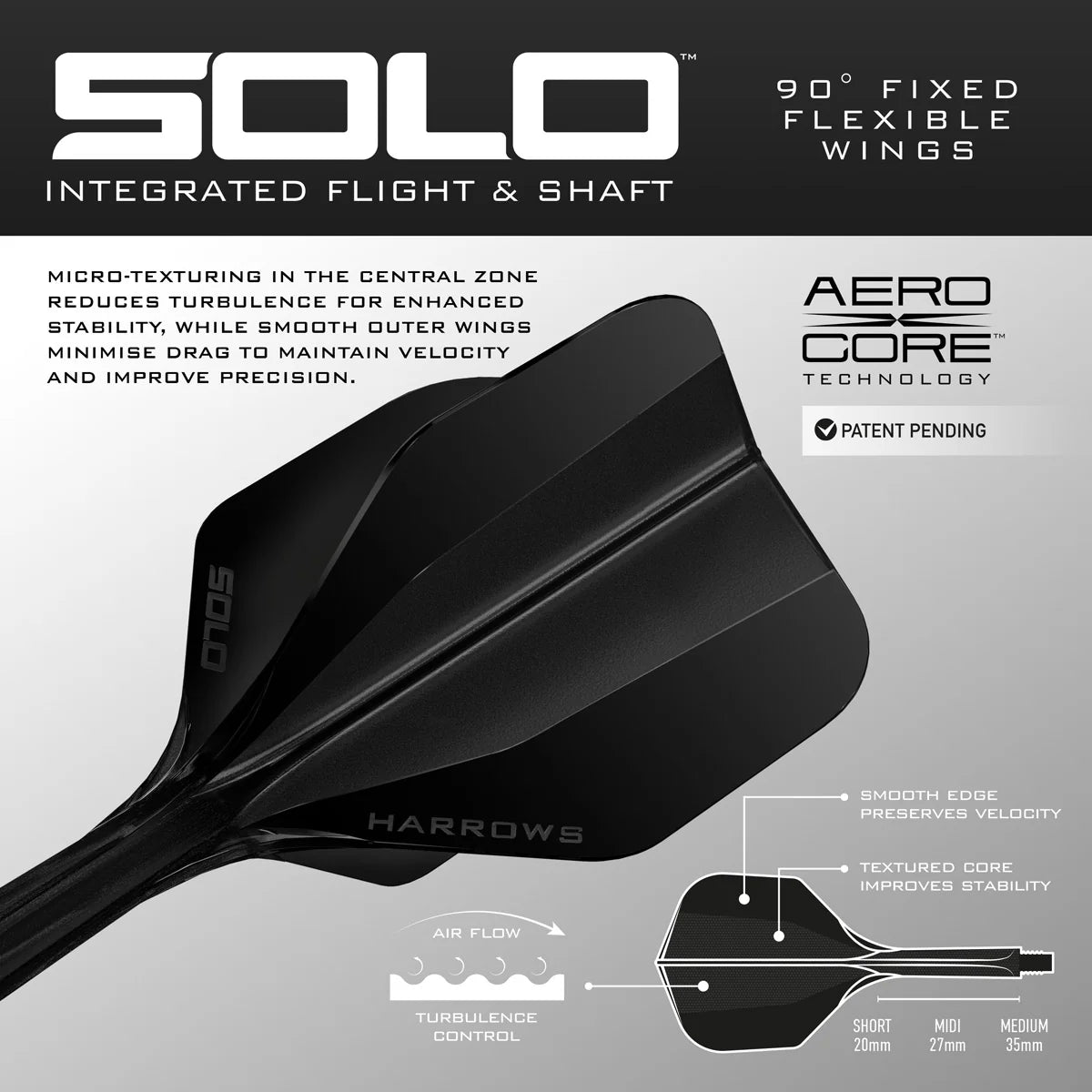 HARROWS SOLO NO6 INTEGRATED FLIGHTS & SHAFTS