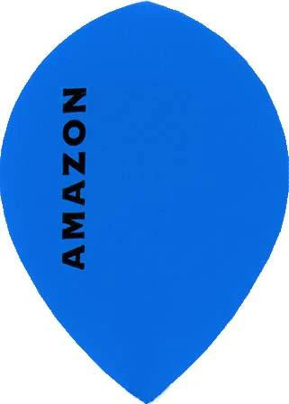AMAZON BLUE PEAR 100 MICRON EXTRA STRONG DART FLIGHTS