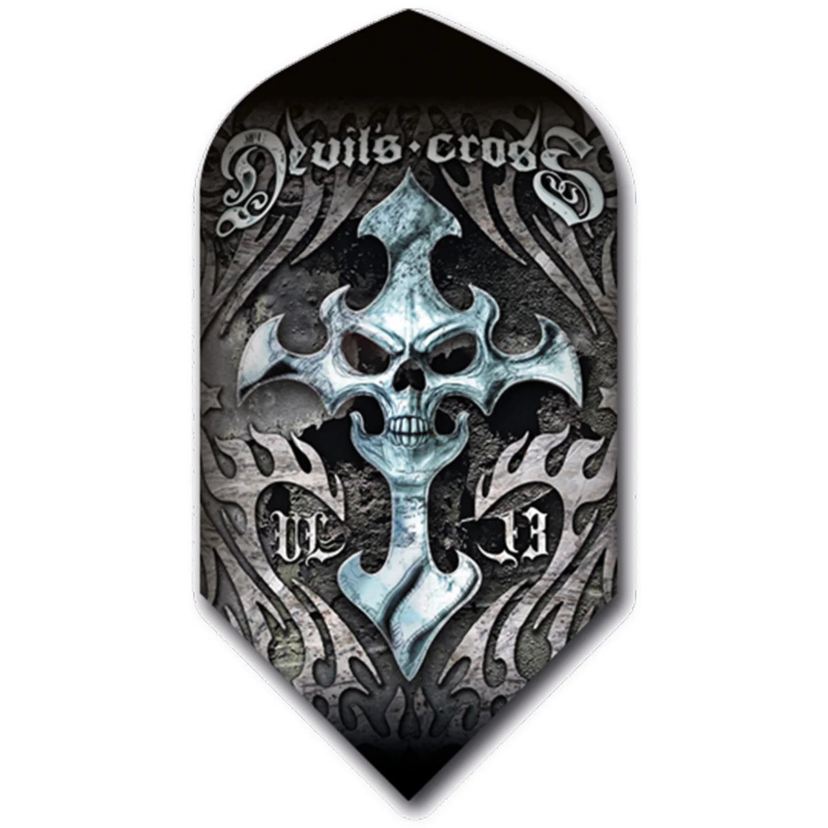 ALCHEMY DEVILS CROSS SLIM 100 MICRON DART FLIGHTS