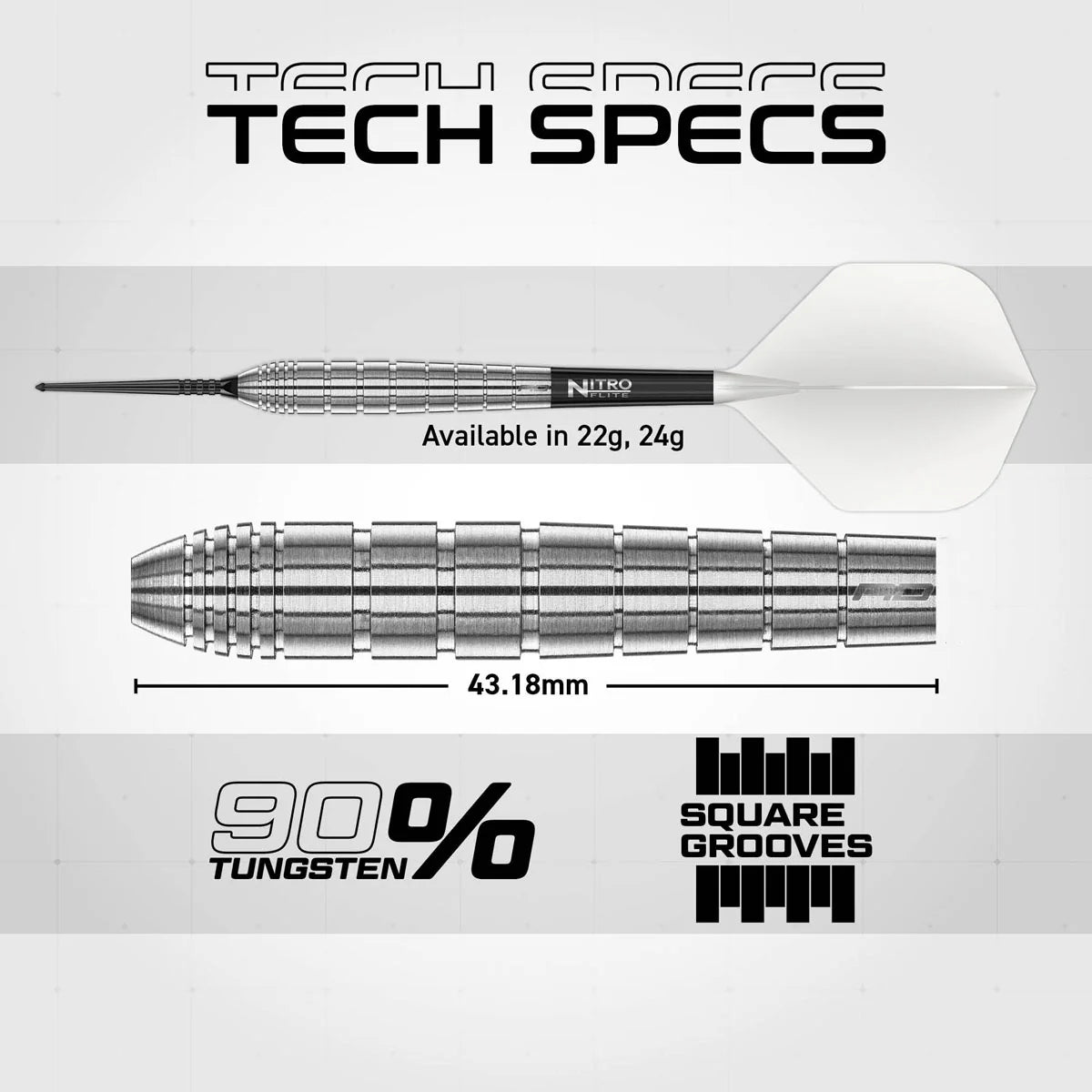 RED DRAGON LUKE HUMPHRIES TX1 PIONEER SWITCH POINT 90% TUNGSTEN STEEL TIP DARTS