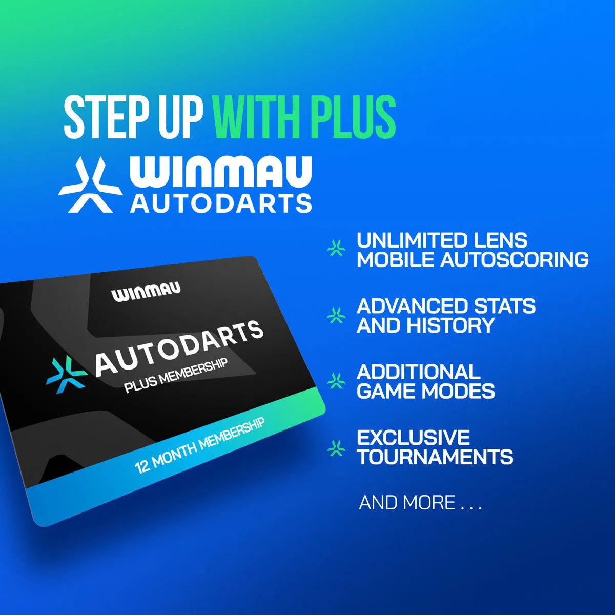 Autodarts Lens Device Stand + 12 Month Plus Membership Bundle
