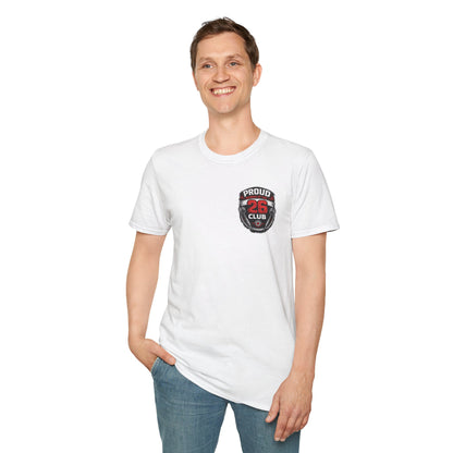 26 Club T-Shirt – Proud Member of the 26 Club Vintage Badge Tee