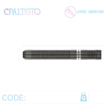 Winmau Callisto 01 90% Tungsten Steeltip Darts