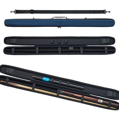 Svartur Case (3/4 Joint Cue) Met Blue