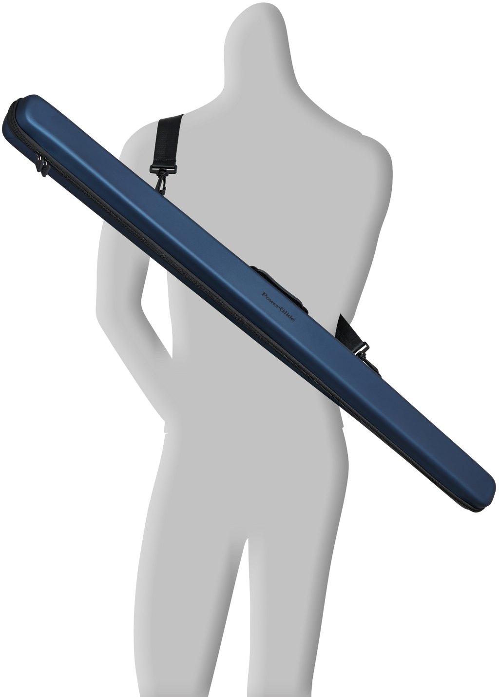 Svartur Case (3/4 Joint Cue) Met Blue