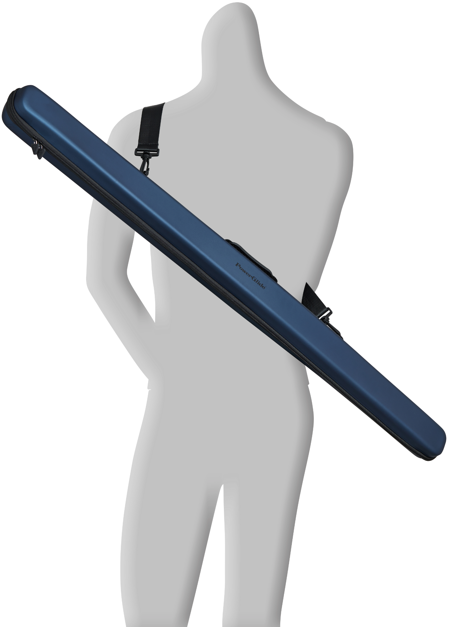 Svartur Case (3/4 Joint Cue) Met Blue