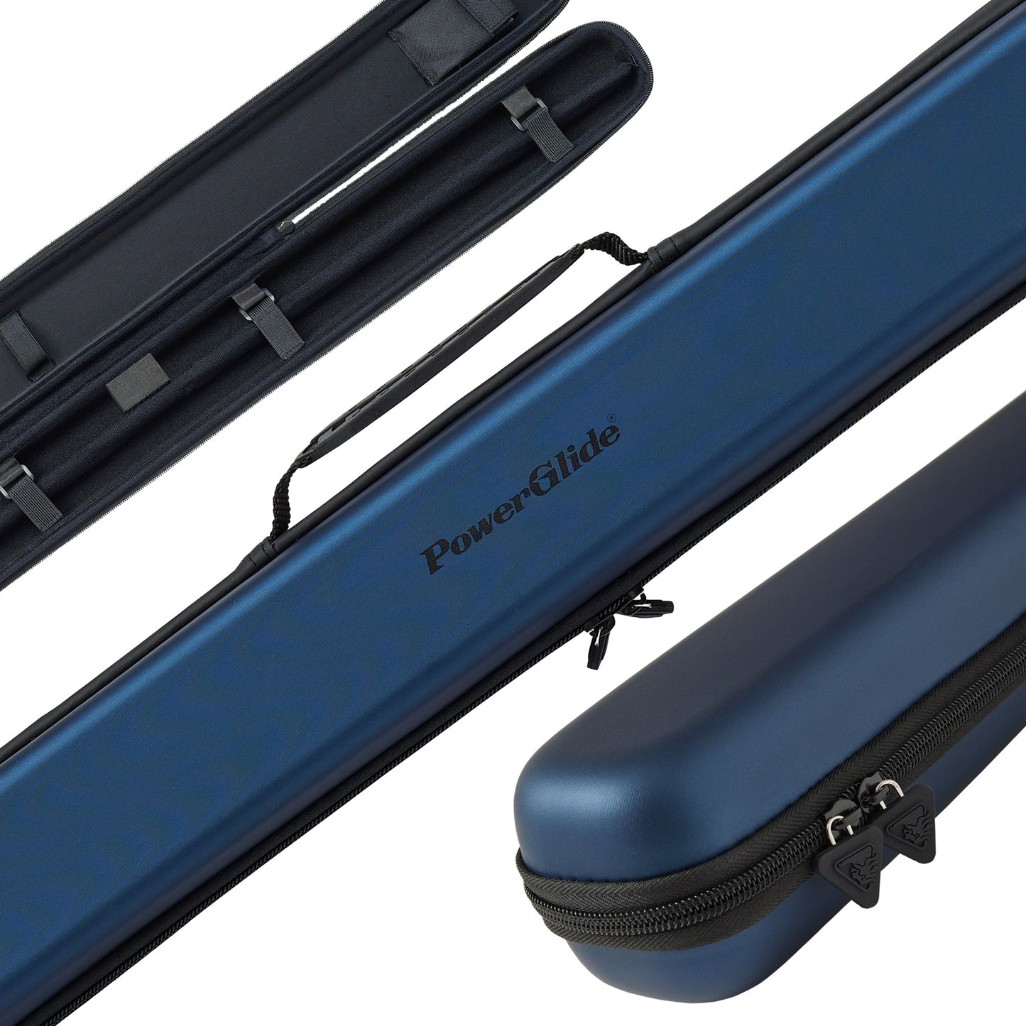Svartur Case (3/4 Joint Cue) Met Blue