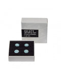 4 x Premium leather cue tips 10mm