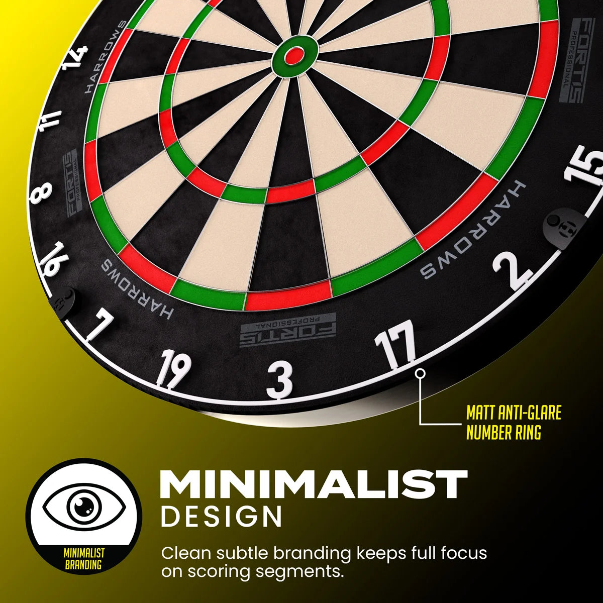 HARROWS FORTIS DARTBOARD