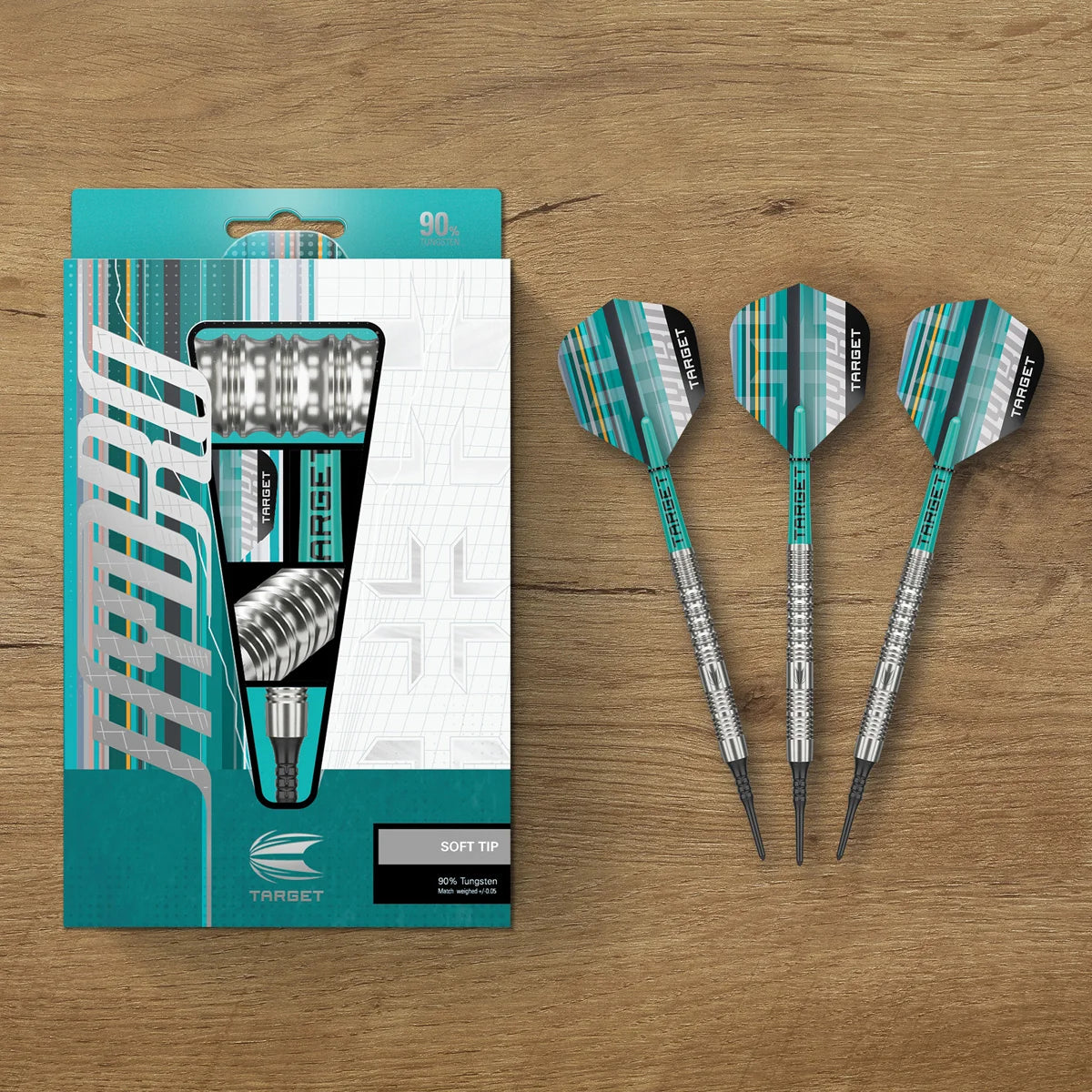TARGET HYDRO 12 90% TUNGSTEN SOFT TIP DARTS