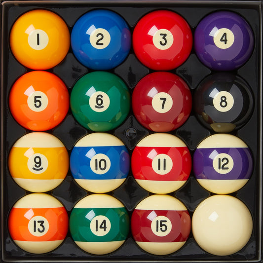 POOL BALL SPOTS & STRIPES 57mm (2 1/4") SELECT