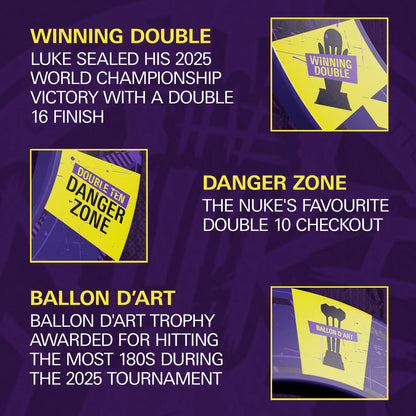 Luke Littler World Champion Surround & TOR Dartboard Bundle by Target
