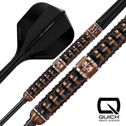 HARROWS WOLFRAM TRINITY 97% TUNGSTEN QP STEEL TIP DARTS