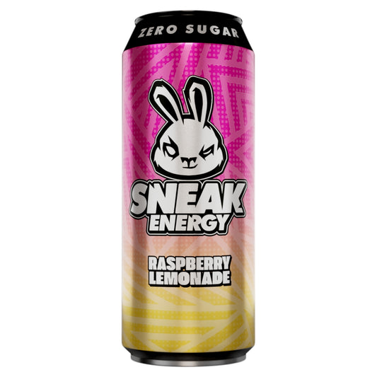 Sneak Energy Raspberry Lemonade - 12 x 500ml Cans