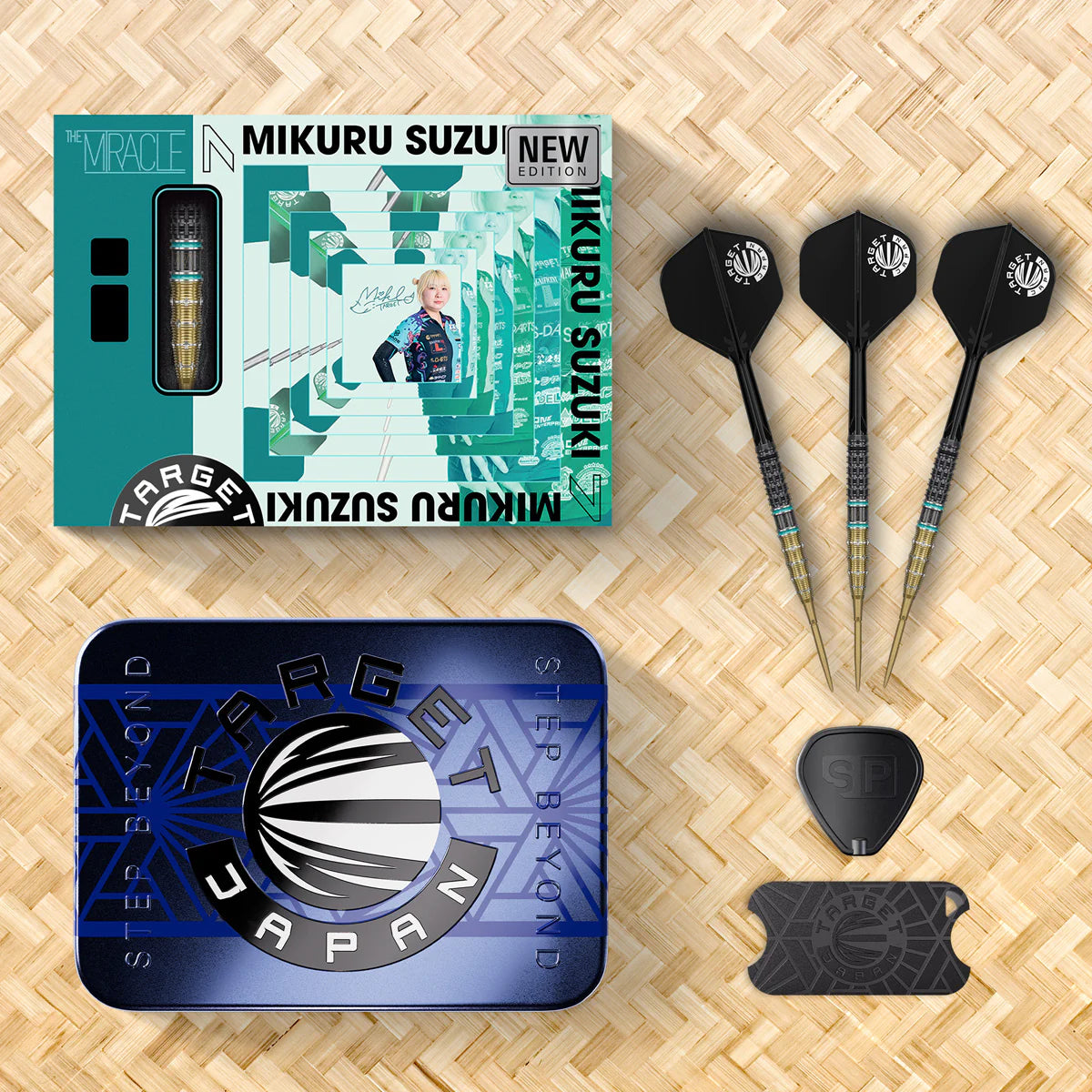 TARGET JAPAN MIKURU SUZUKI THE MIRACLE G7.5 95% TUNGSTEN SWISS POINT STEEL TIP DARTS