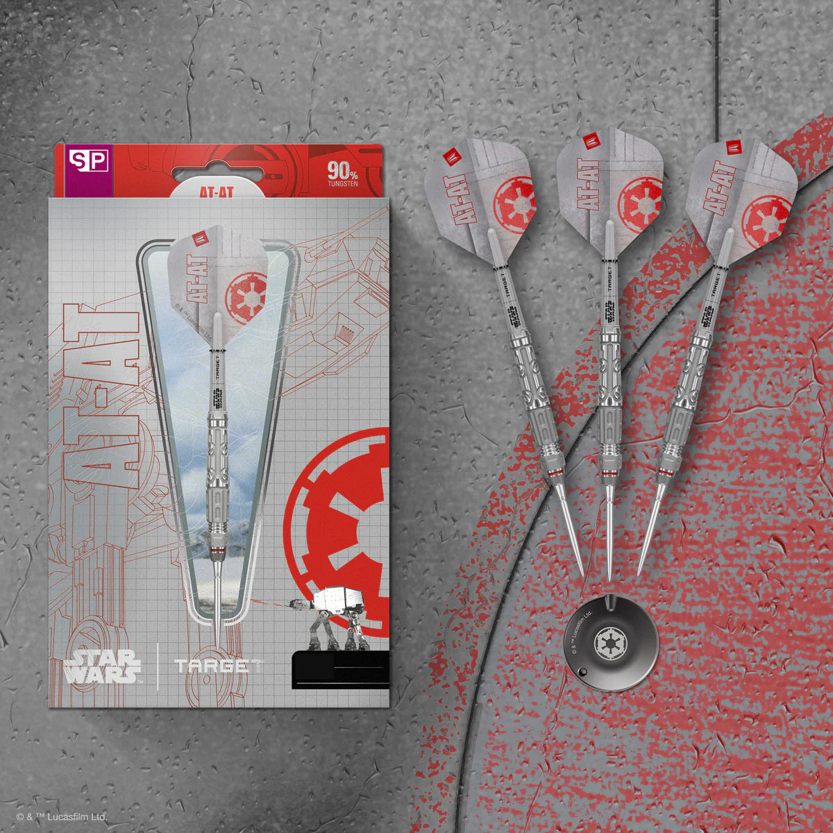 STAR WARS™ | TARGET AT-AT 90% TUNGSTEN SP STEEL TIP DARTS