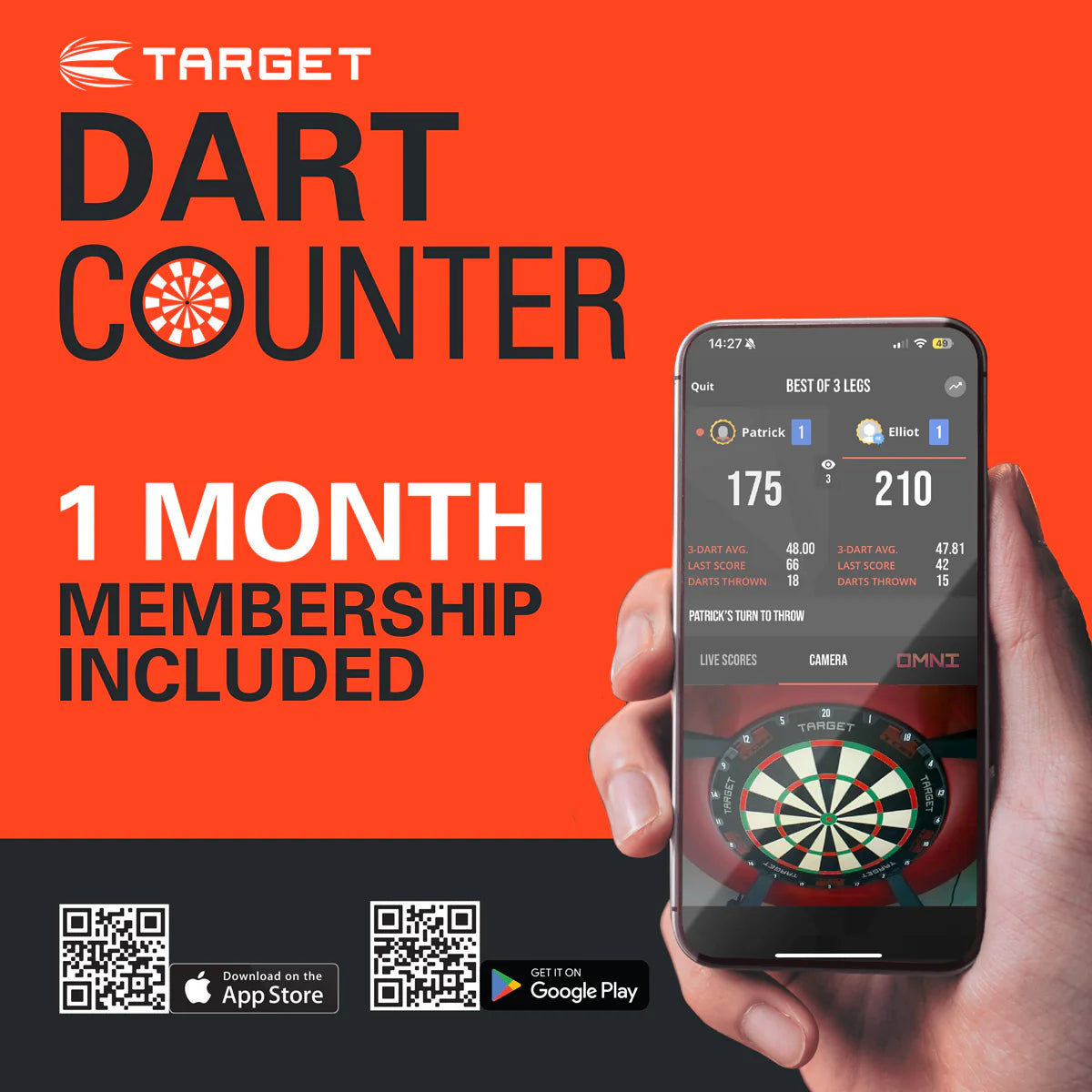 STAR WARS™ | TARGET MANDALORIAN 95% TUNGSTEN SP STEEL TIP DARTS