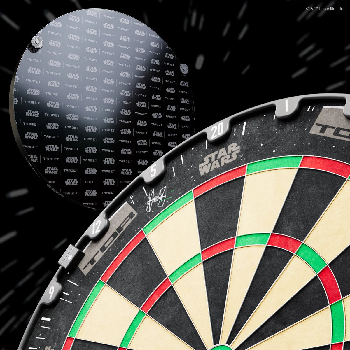 STAR WARS™ | TARGET TOR DARTBOARD & MILLENNIUM FALCON SURROUND BUNDLE