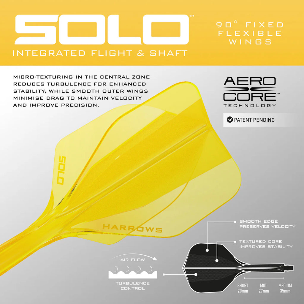 HARROWS SOLO NO6 INTEGRATED FLIGHTS & SHAFTS