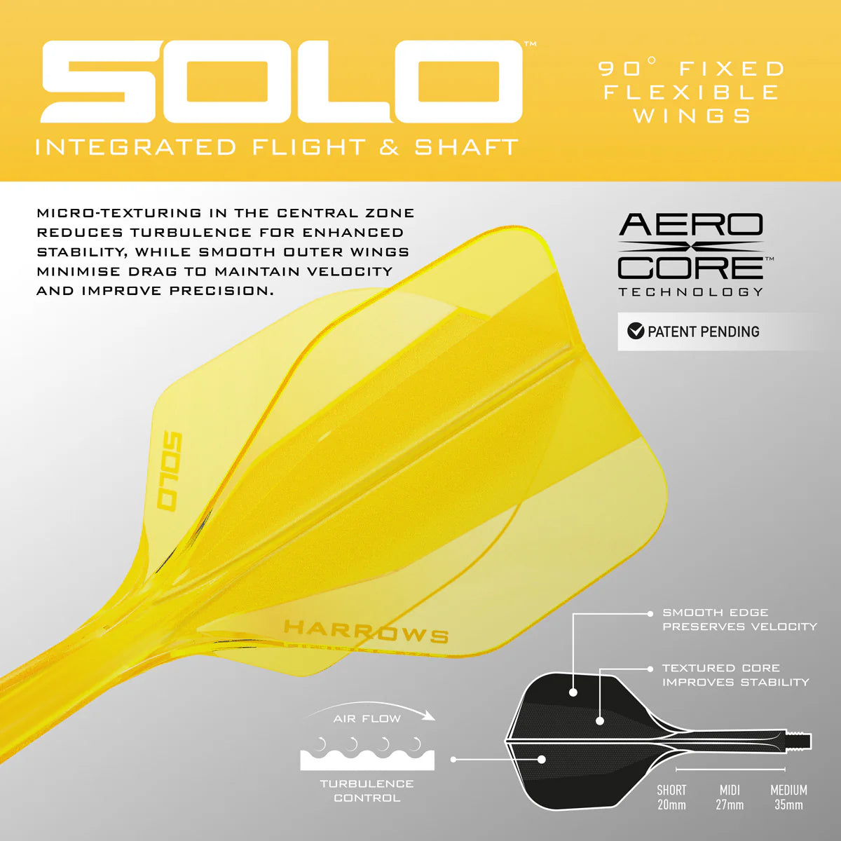HARROWS SOLO NO6 INTEGRATED FLIGHTS & SHAFTS