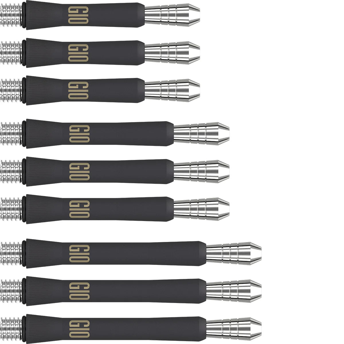 PHIL TAYLOR GEN 10 POWER TITANIUM BLACK DART STEMS / SHAFTS BY TARGET