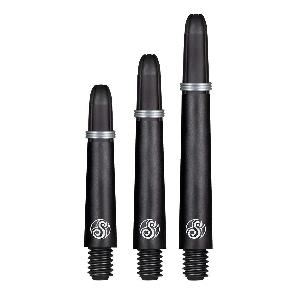 KOI CARBON BLACK SHAFT WITH SPRING DART STEMS / SHAFTS BY SHOT