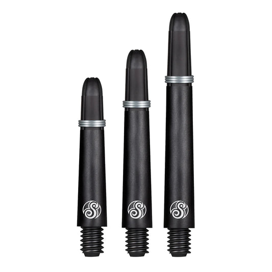 KOI CARBON BLACK SHAFT WITH SPRING DART STEMS / SHAFTS BY SHOT