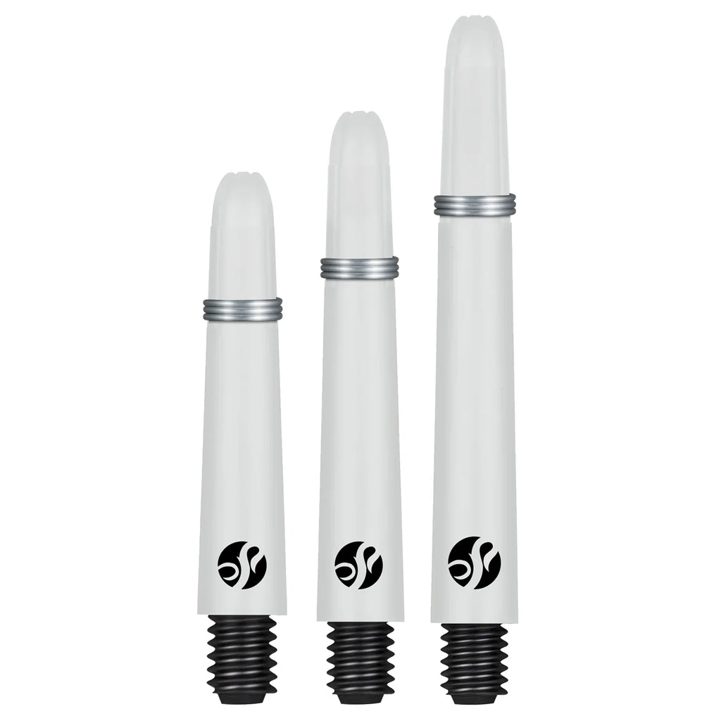 KOI CARBON WHITE DART STEMS / SHAFTS BY SHOT