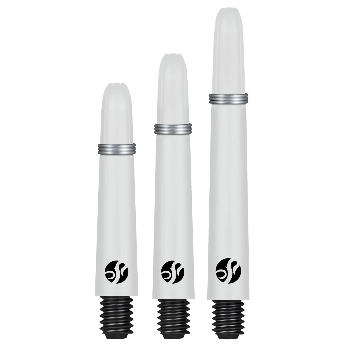 KOI CARBON WHITE DART STEMS / SHAFTS BY SHOT