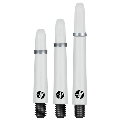 KOI CARBON WHITE DART STEMS / SHAFTS BY SHOT