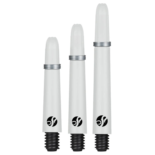 KOI CARBON WHITE DART STEMS / SHAFTS BY SHOT