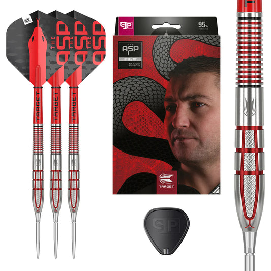 NATHAN ASPINALL G2 95% TUNGSTEN SP STEEL TIP DARTS BY TARGET