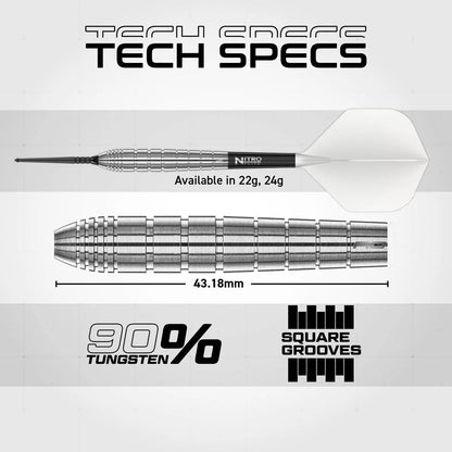 RED DRAGON LUKE HUMPHRIES TX1 PIONEER SWITCH POINT 90% TUNGSTEN STEEL TIP DARTS