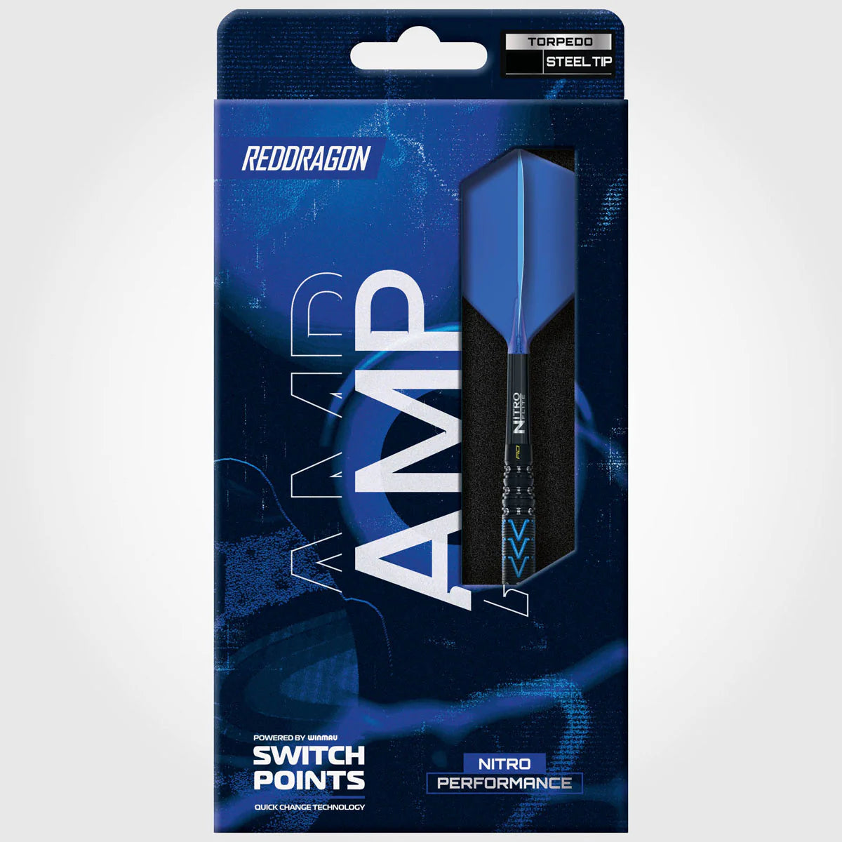 RED DRAGON AMP TORPEDO SWITCH POINT 90% TUNGSTEN STEEL TIP DARTS
