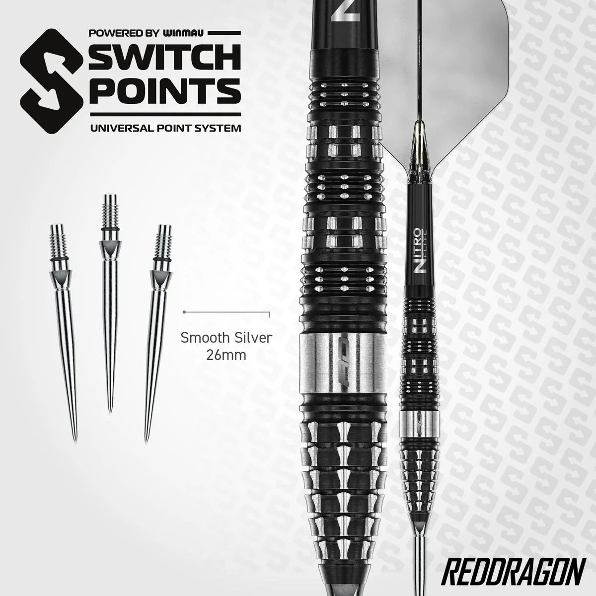 RED DRAGON RECON TORPEDO SWITCH POINT 90% TUNGSTEN STEEL TIP DARTS