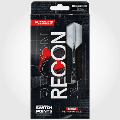 RED DRAGON RECON TORPEDO SWITCH POINT 90% TUNGSTEN STEEL TIP DARTS