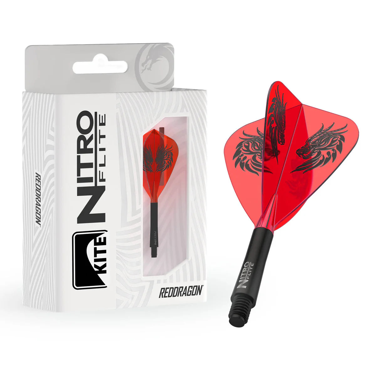 RED DRAGON JONNY CLAYTON NITRO FLITE KITE INTEGRATED FLIGHTS & SHAFTS