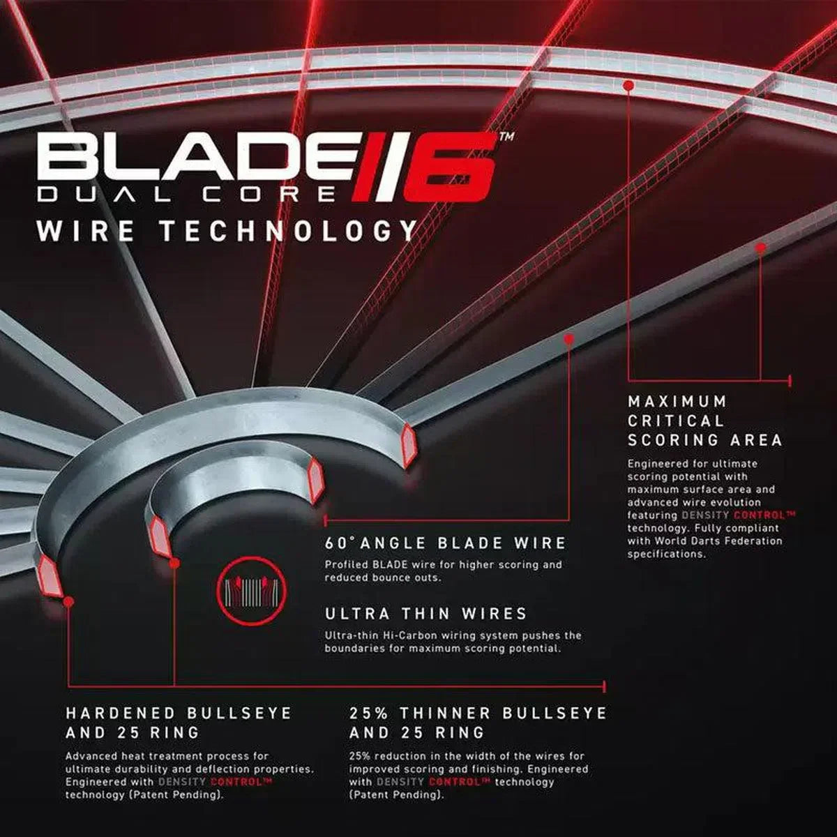 Winmau Blade 6 Dual Core Dartboard
