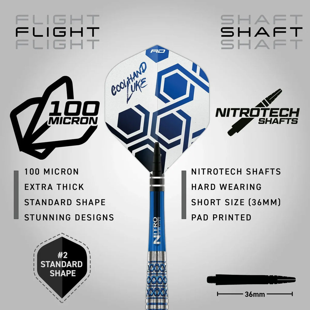 Red Dragon Luke Humphries TX5 90% Tungsten Steel Tip Darts
