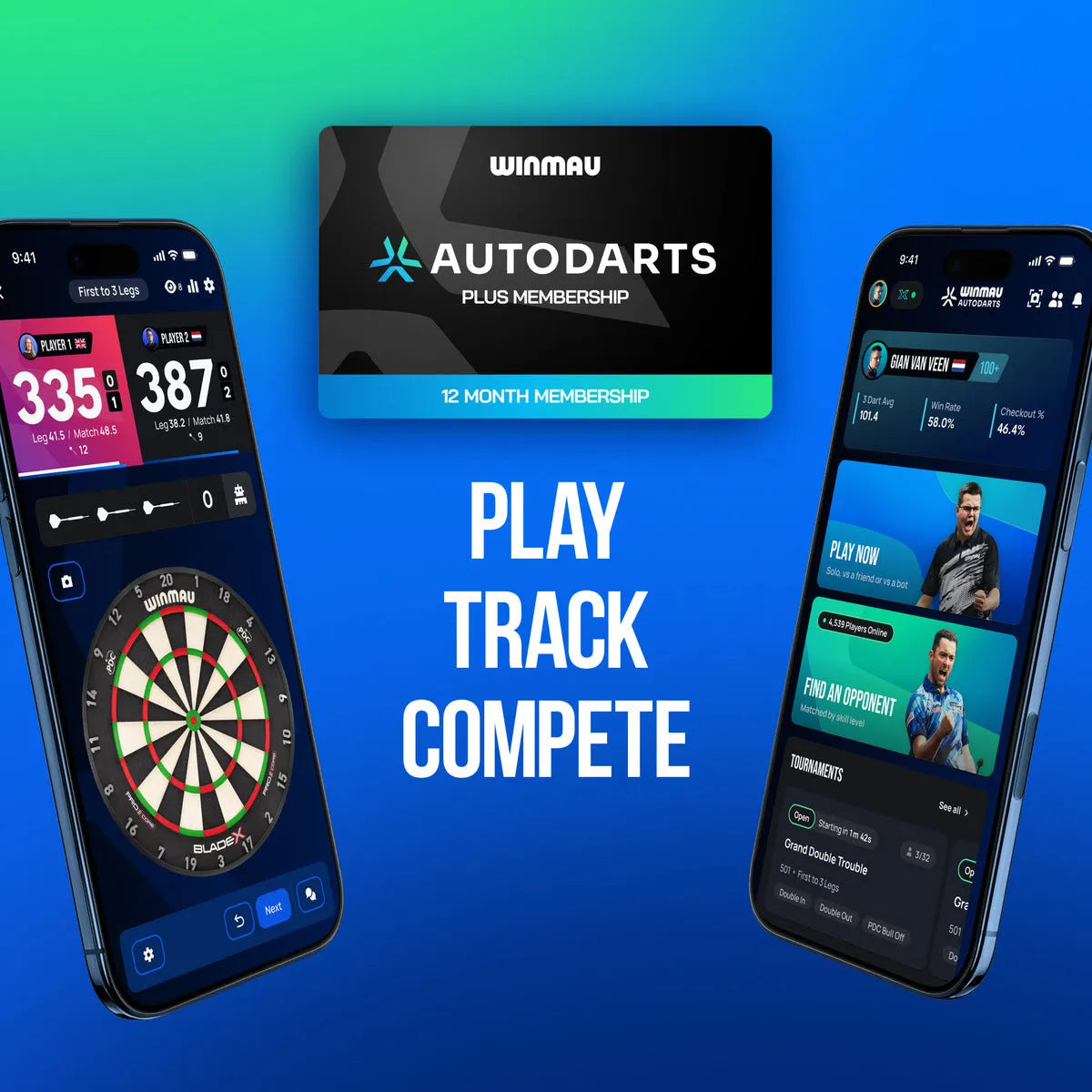 Autodarts Lens Device Stand + 12 Month Plus Membership Bundle