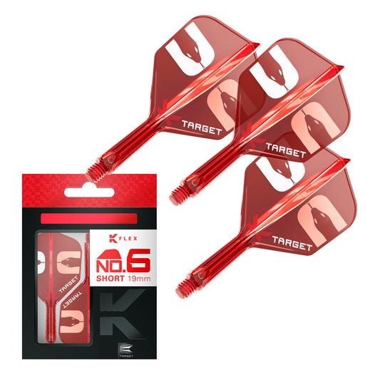 Target Nathan Aspinall No6 K-Flex Integrated Flights and Shafts