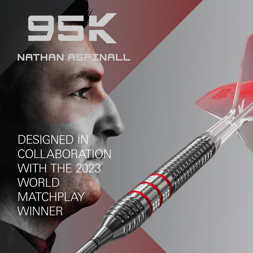 Target Nathan Aspinall Asp 95K 95% Tungsten SP Steel Tip Darts